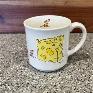 The Big Cheese coffee mug designed by Sandra Boynton approx 10 oz made in Japan